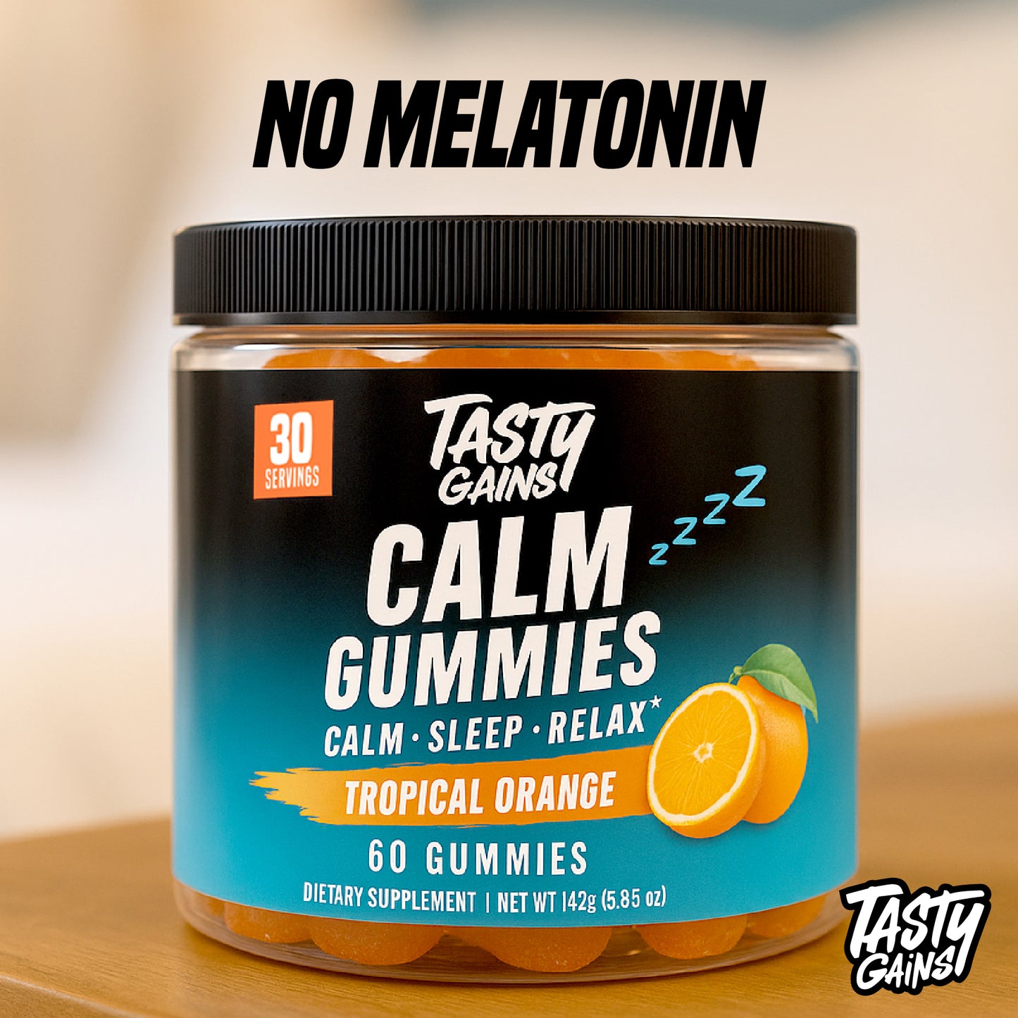 Tasty Gains Calm Gummies (No Melatonin)