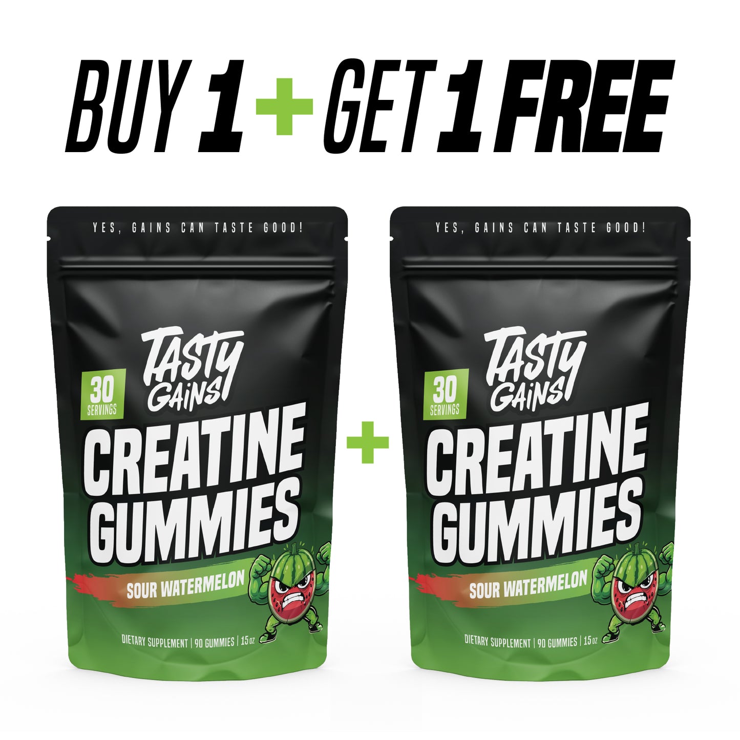 Tasty Gains Creatine Gummies - Holiday BOGO
