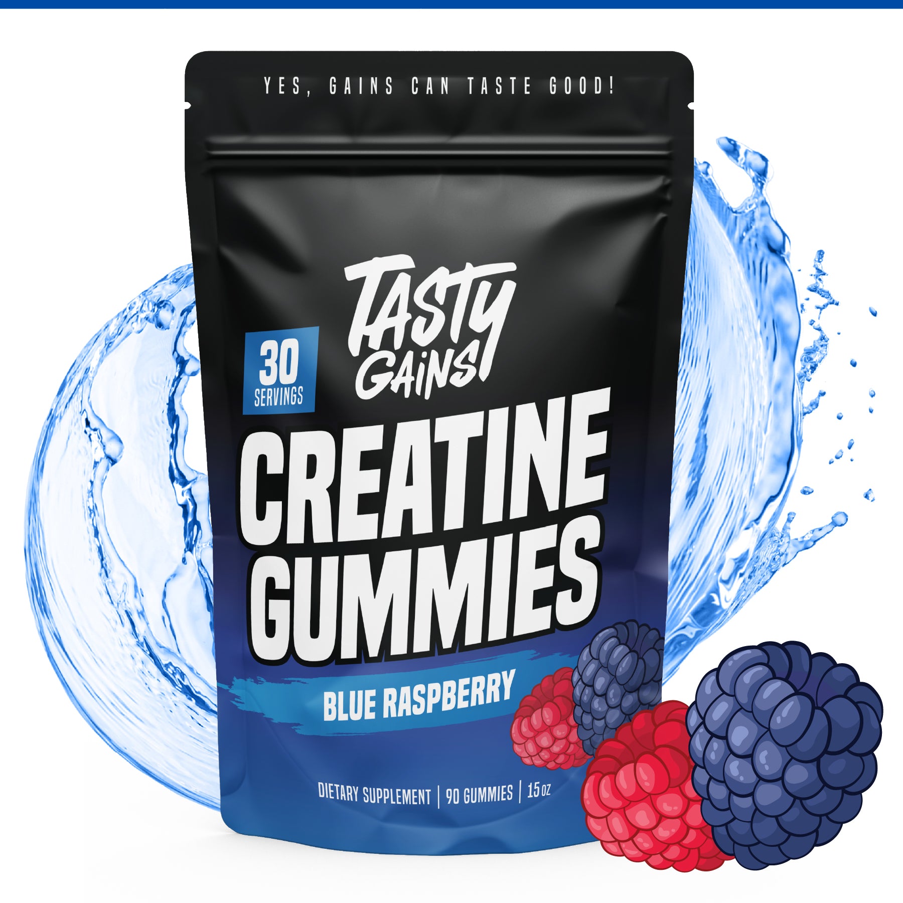 Tasty Gains Creatine Gummies - Buy 1 Get 1 Free!