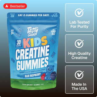 Tasty Gains Kids Creatine Gummies