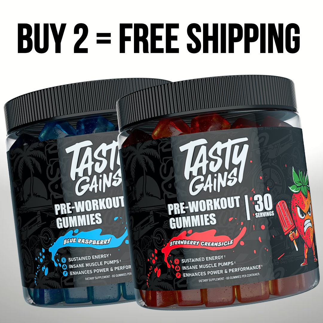 Pre Gummies Tasty Gains Pre-Workout Gummies