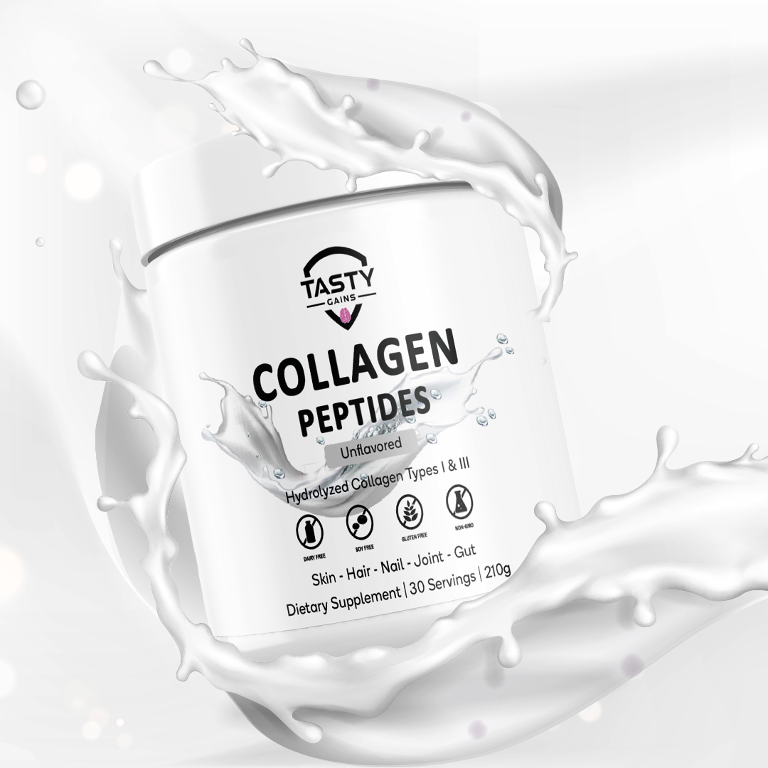 Hydrolyzed Collagen Peptides Powder (Types I & III) 210g