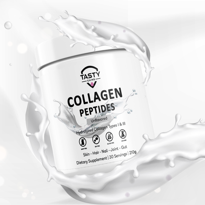 Hydrolyzed Collagen Peptides Powder (Types I & III) 210g