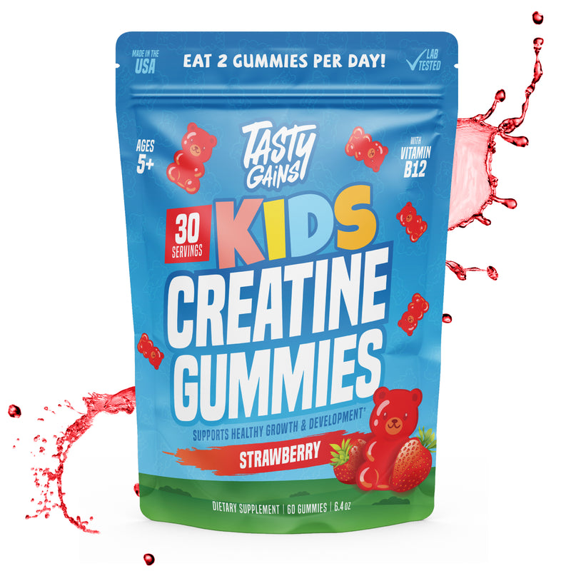 Tasty Gains Kids Creatine Gummies