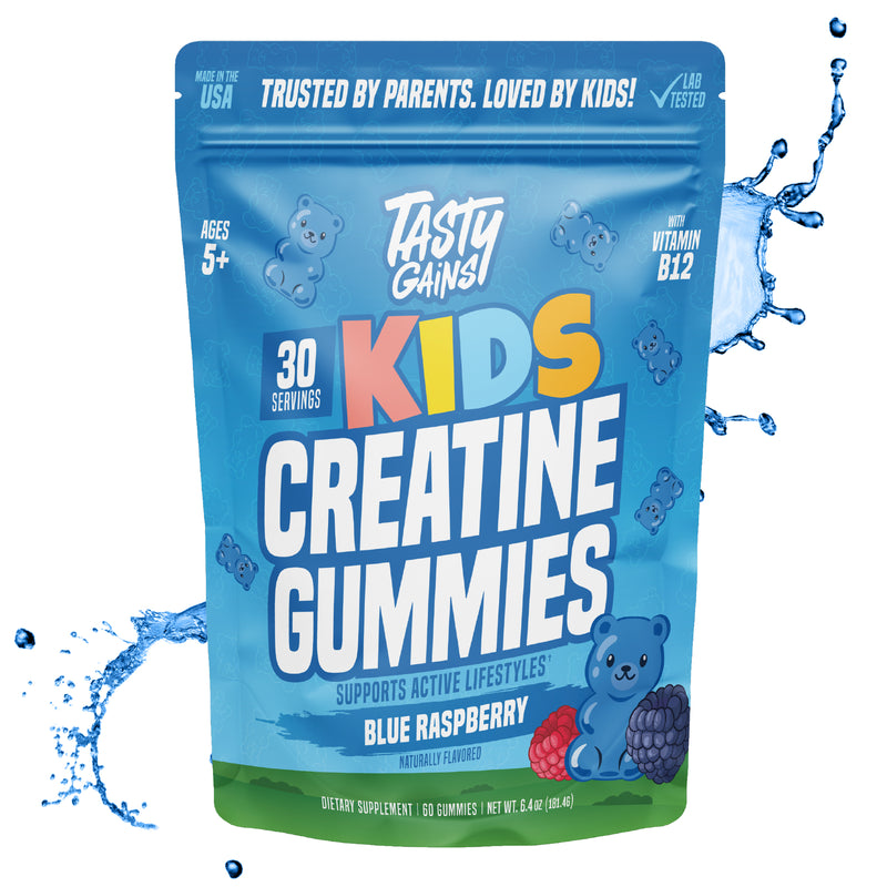 Tasty Gains Kids Creatine Gummies