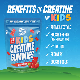 Tasty Gains Kids Creatine Gummies