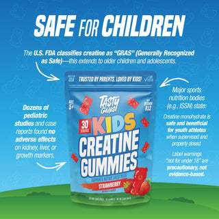 Tasty Gains Kids Creatine Gummies
