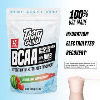 BCAA & HMB Hydration Powder - 45 Servings (Strawberry Watermelon)