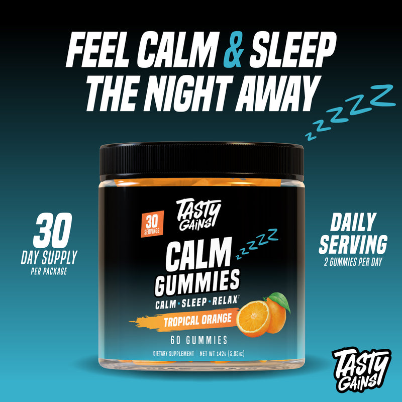 Tasty Gains Calm Gummies (No Melatonin)