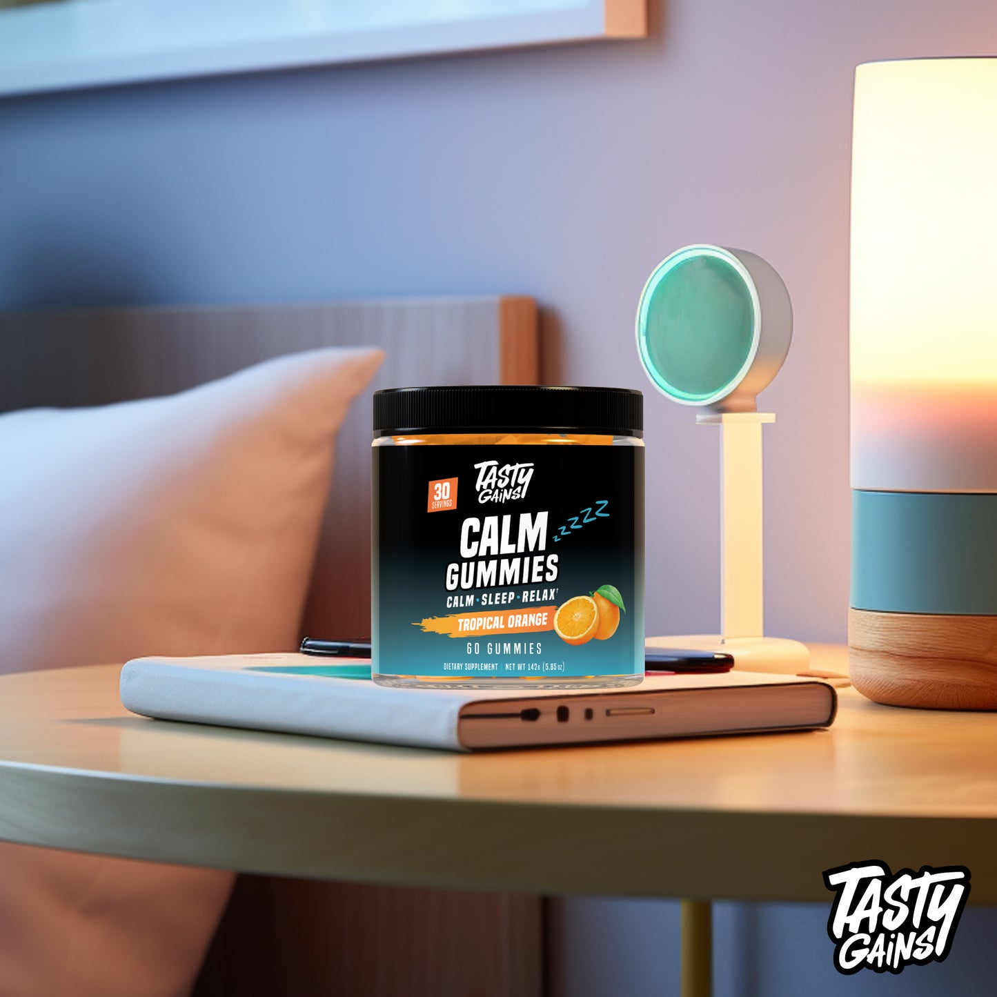 Tasty Gains Calm Gummies (No Melatonin)