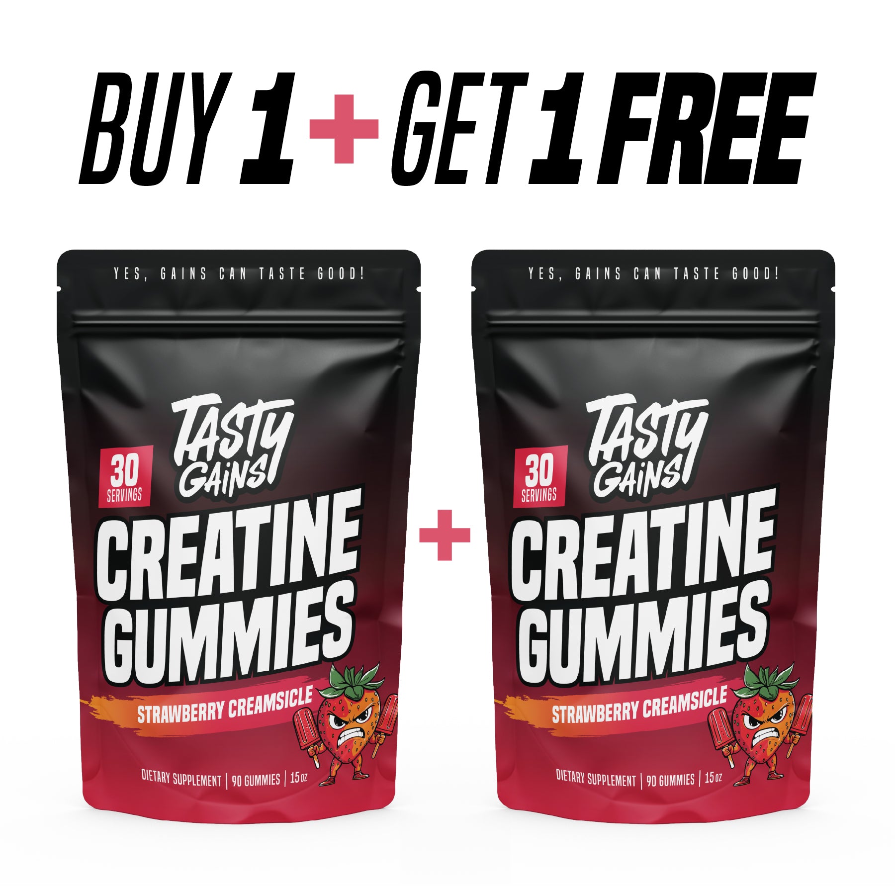 Tasty Gains Creatine Gummies - Holiday BOGO