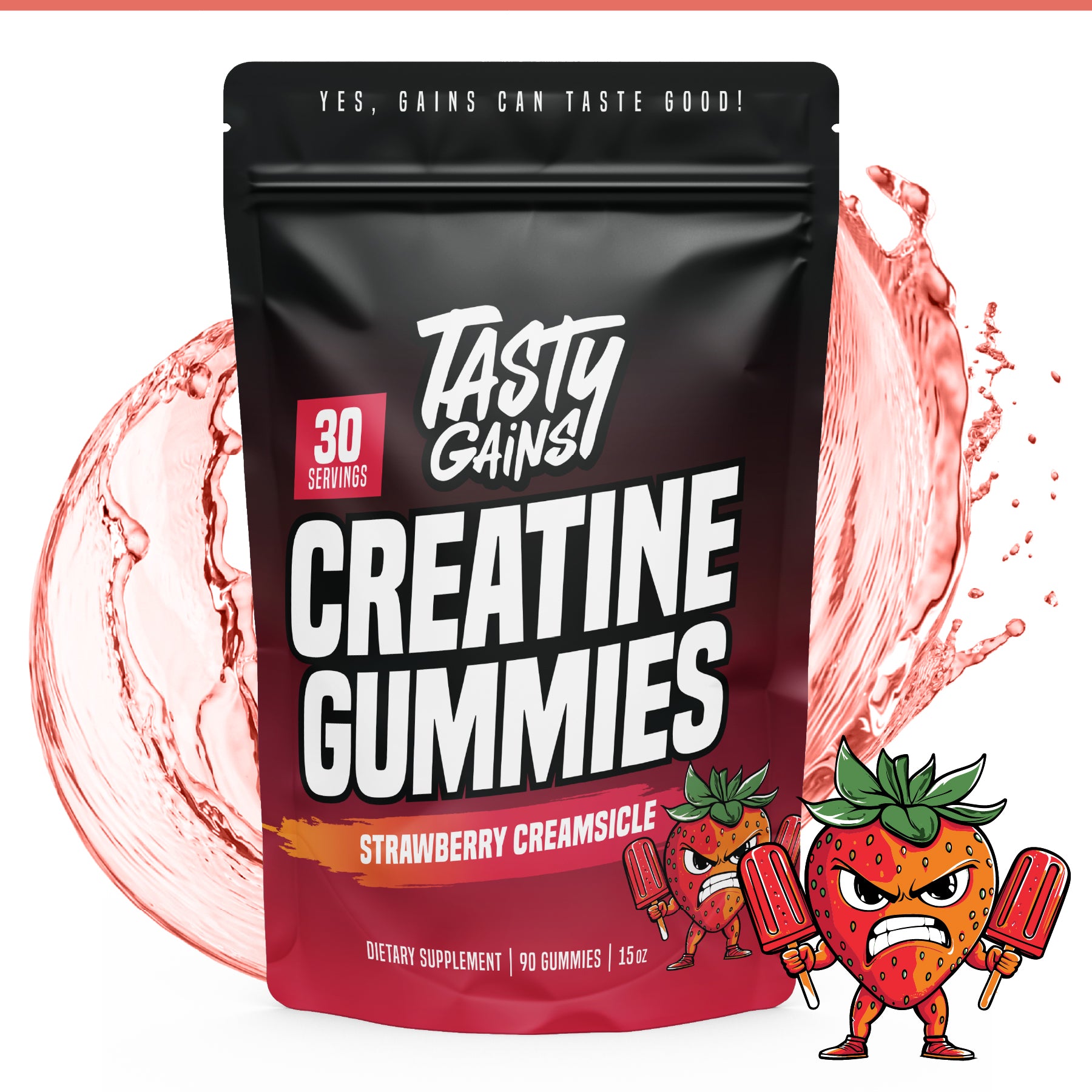 Tasty Gains Creatine Gummies - 90g
