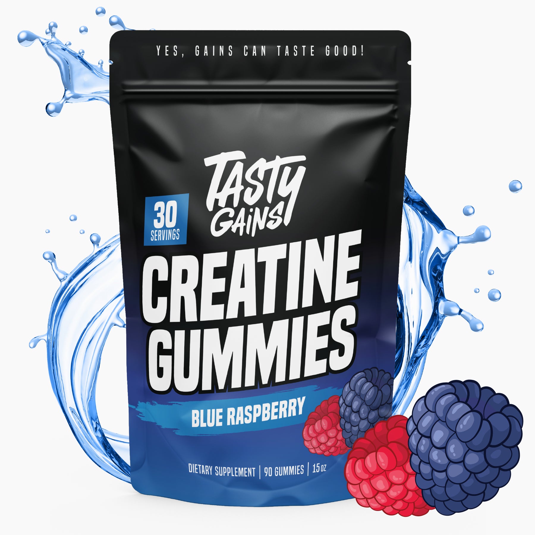Tasty Gains Creatine Gummies - 90 Gummies