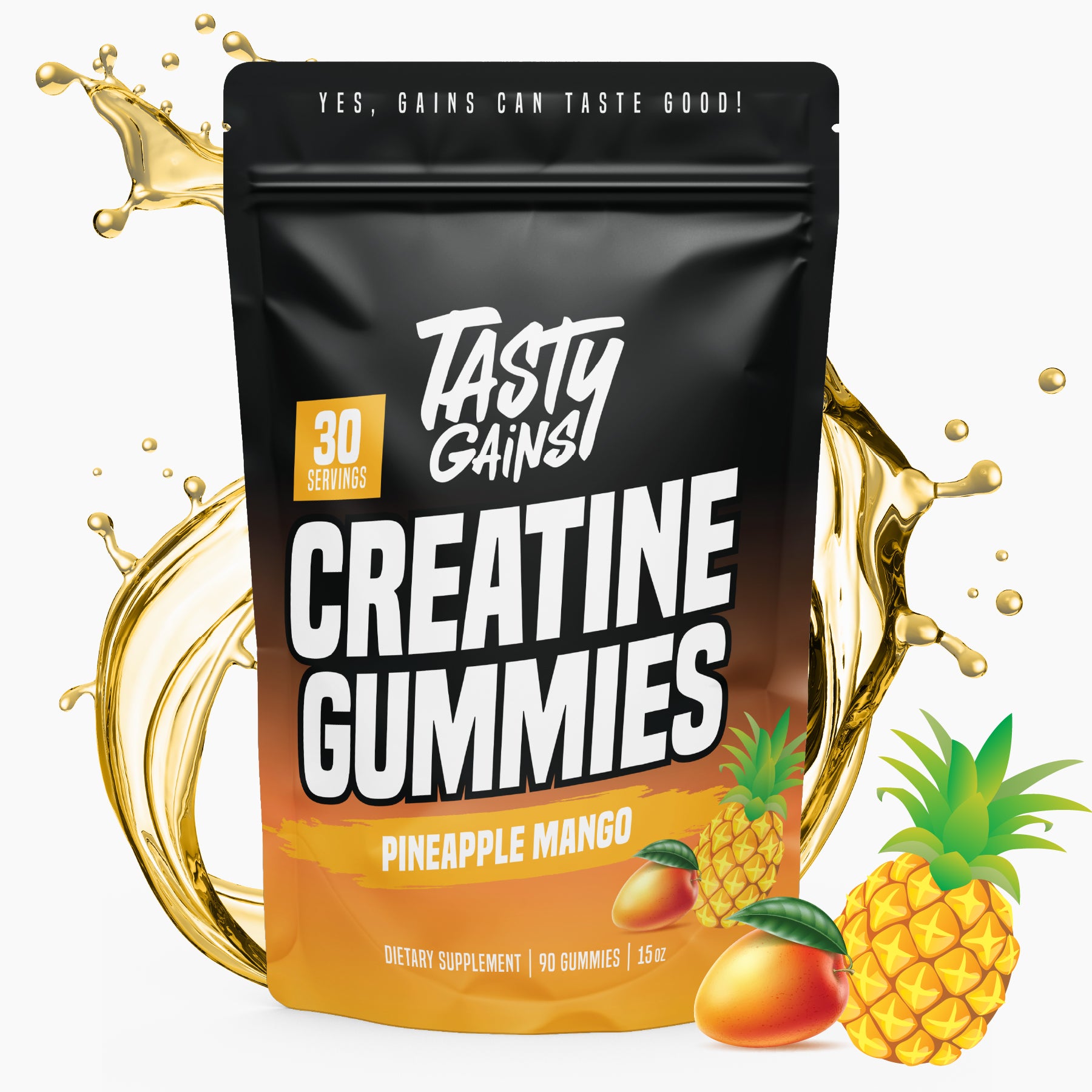 Tasty Gains Creatine Gummies - 90 Gummies