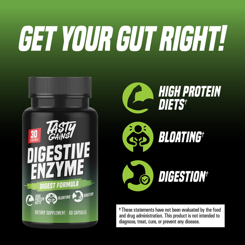 Tasty Gains Digestive Enzyme (Capsule)