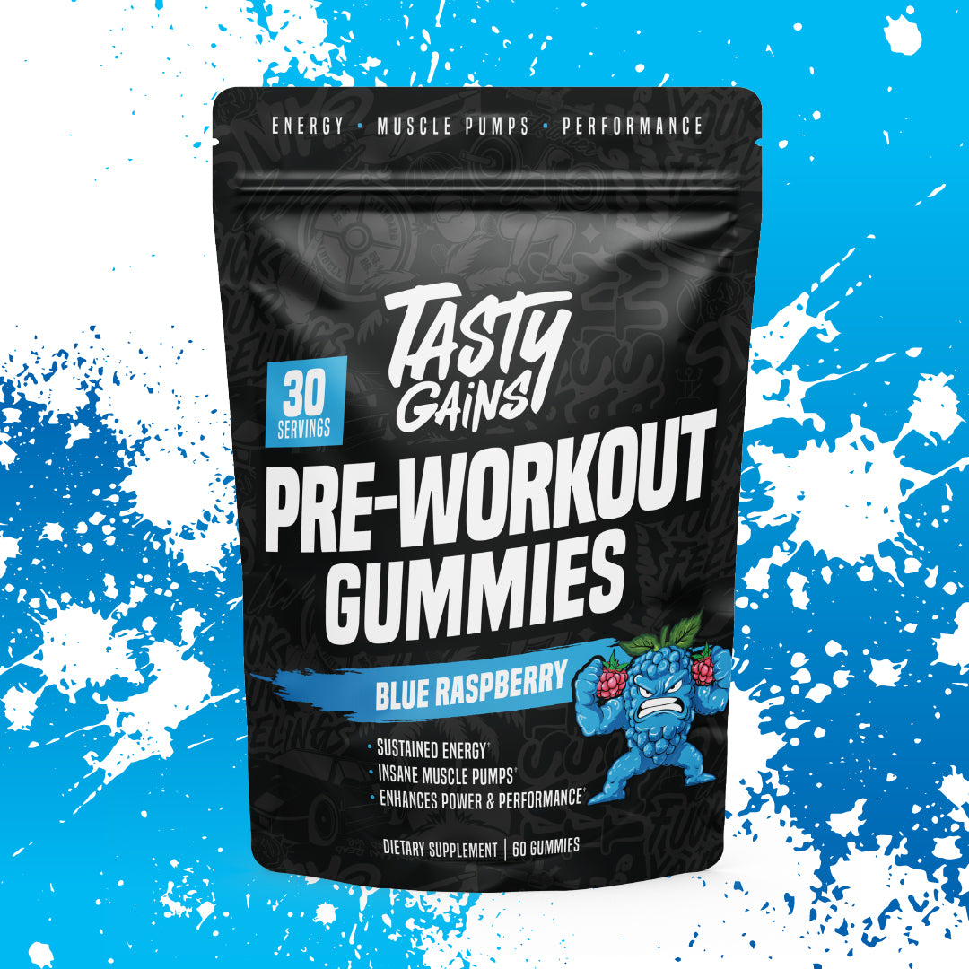 Tasty Gains Pre-Workout Gummies - 30 Servings