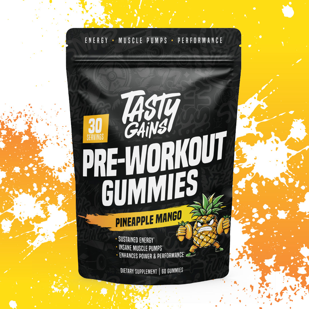 Tasty Gains Pre-Workout Gummies - 30 Servings