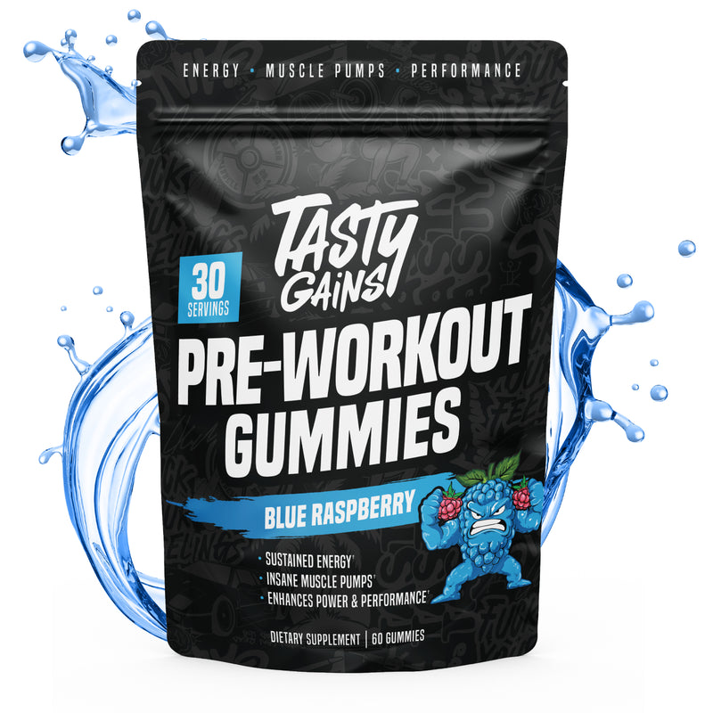 Tasty Gains Pre-Workout Gummies - 30 Servings