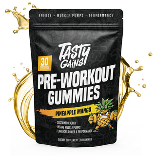 Tasty Gains Pre-Workout Gummies - 30 Servings