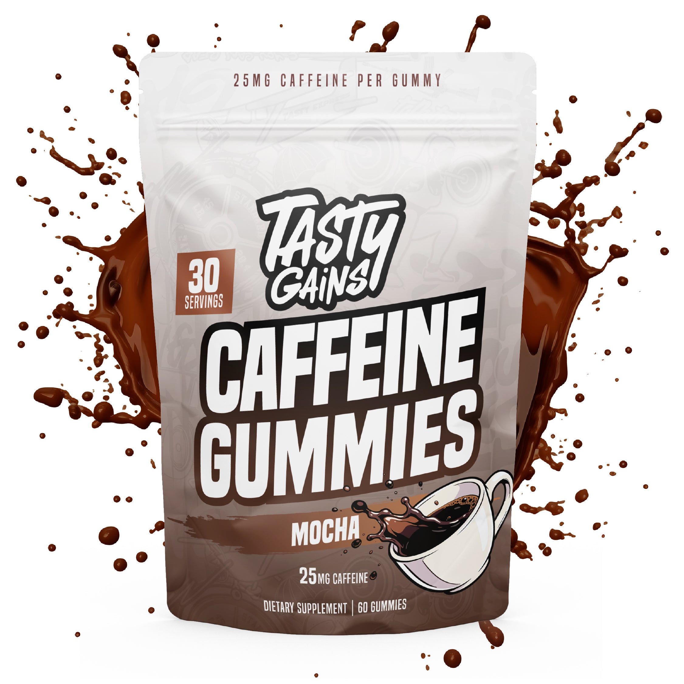 Tasty Gains Caffeine Gummies