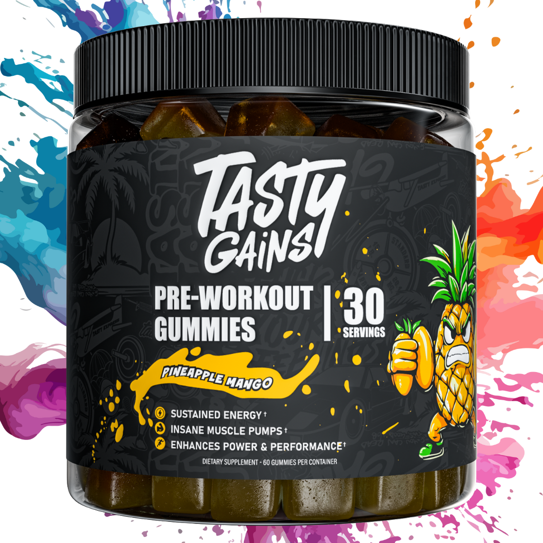 Tasty Gains Pre-Workout Gummies